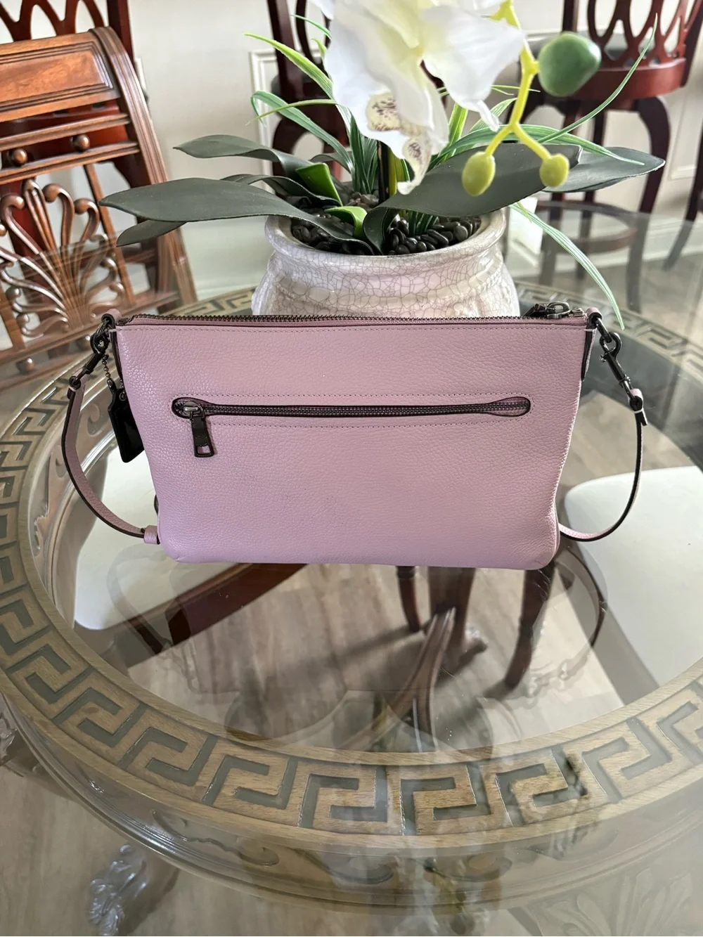 💗💗COACH POLLY ICE PURPLE PEBBLED LEATHER CROSSBODY BAG!💗💗